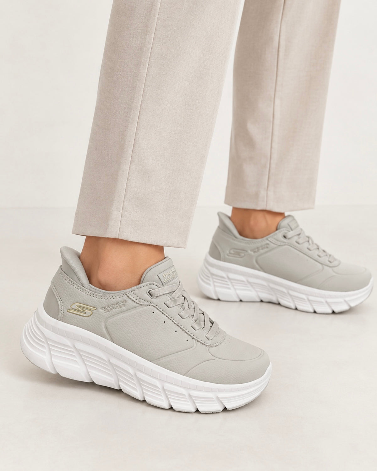SKECHERS 117394 BOBS B FREX HI-WORKDAY SLIP-INS
